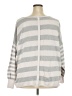 Lane Bryant Outlet Stripes Gray Pullover Sweater Size 18 - 20 Plus - photo 2
