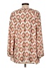 Dept222 100% Polyester Orange Long Sleeve Blouse Size L - photo 2