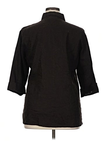 Chico's Design 3/4 Sleeve Button-Down Shirt (view 2)