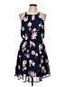 Blue Rain 100% Polyester Floral Blue Casual Dress Size L - photo 1