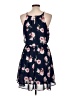 Blue Rain 100% Polyester Floral Blue Casual Dress Size L - photo 2