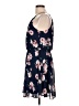 Blue Rain 100% Polyester Floral Blue Casual Dress Size L - photo 5