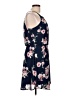 Blue Rain 100% Polyester Floral Blue Casual Dress Size L - photo 4