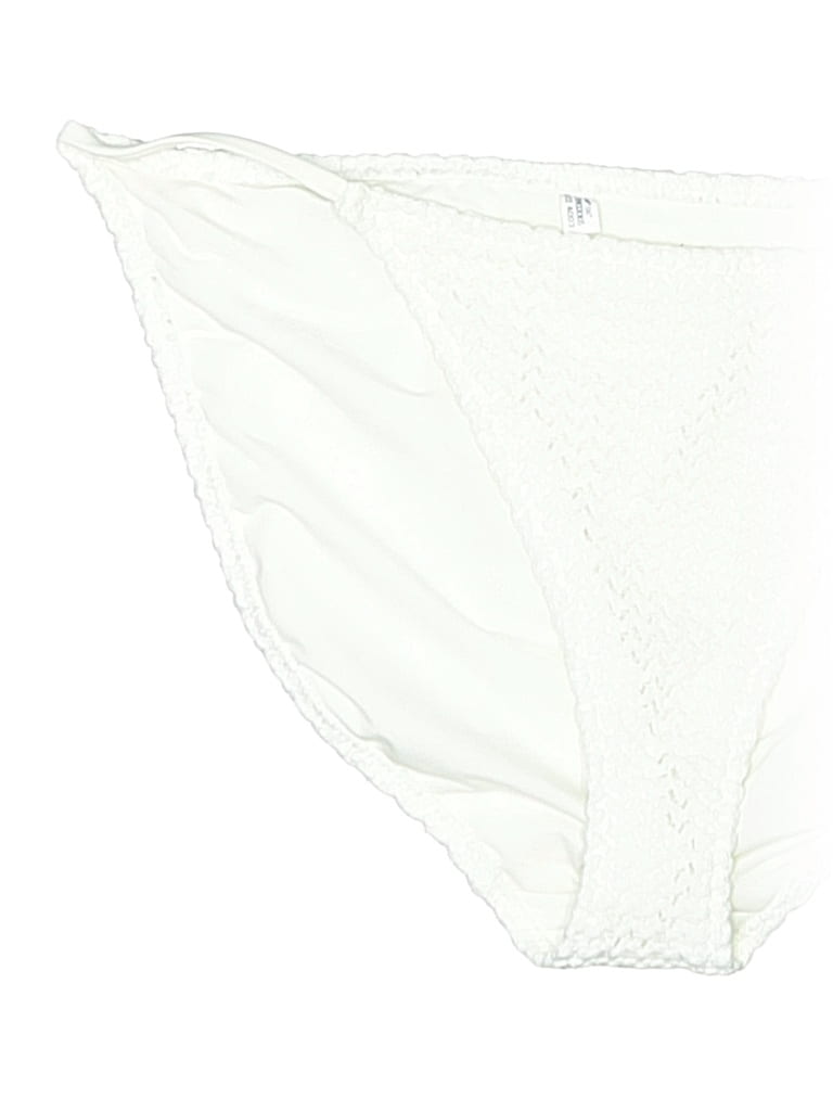 Pre-owned Aerie Swimsuit Bottoms In Ivory