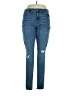 a.n.a. A New Approach Hearts Blue Jeans Size 16 (tall) - photo 1