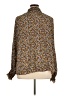 Max Studio 100% Polyester Floral Brown Long Sleeve Blouse Size XL - photo 2