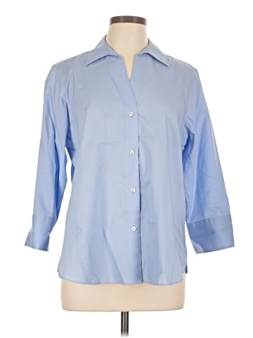 Foxcroft 3/4 Sleeve Button-Down Shirt (view 1)