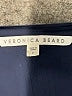 Veronica Beard 100% Silk Solid Blue Black Casual Dress Size 0 - photo 7