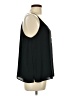 Ann Taylor LOFT 100% Polyester Black Sleeveless Blouse Size L - photo 4