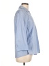 Foxcroft Blue 3/4 Sleeve Button-Down Shirt Size L - photo 4
