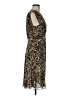 L'Agence 100% Polyester Animal Print Brown Cocktail Dress Size 6 - photo 4