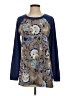 Soft Surroundings Blue Long Sleeve Top Size S - photo 1