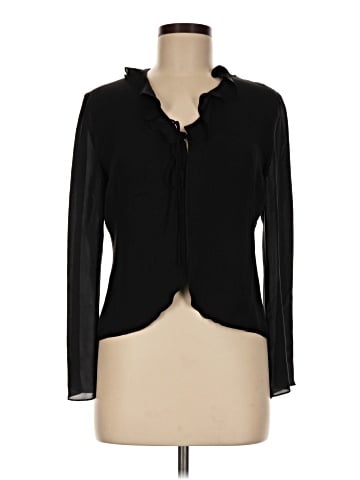 Ann Taylor Long Sleeve Silk Top (view 1)