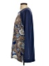 Soft Surroundings Blue Long Sleeve Top Size S - photo 5