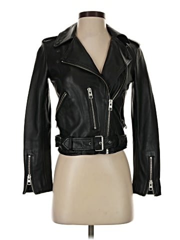 Allsaints Leather Jacket - front