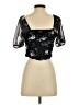Express Outlet 100% Polyester Black 3/4 Sleeve Blouse Size XS - photo 2