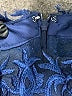 TS Couture 100% Polyester Floral Blue Cocktail Dress Size S (estimated) - photo 7