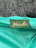 Maude 100% Polyester Teal Cocktail Dress Size L - photo 7