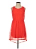 Divided by H&M 100% Polyester Solid Orange Casual Dress Size 2 - photo 1