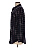 Eden & Olivia Plaid Black Long Sleeve Button-Down Shirt Size M - photo 5