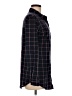 Eden & Olivia Plaid Black Long Sleeve Button-Down Shirt Size M - photo 4