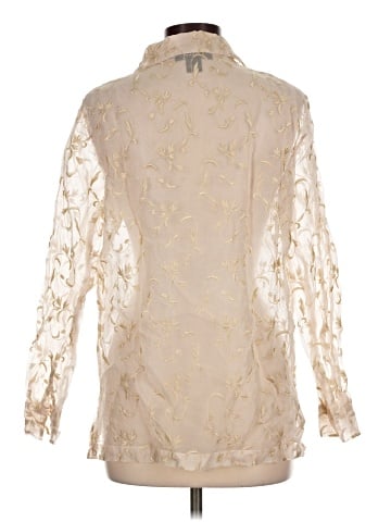 Silkland Long Sleeve Silk Top (view 2)