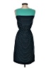 Tommy Hilfiger 100% Polyester Polka Dots Teal Cocktail Dress Size XS - photo 2