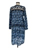 Veronica Beard 100% Silk Blue Casual Dress Size 6 - photo 2