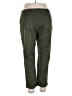 Nordstrom Signature 100% Cotton Green Cargo Pants Size 14 - photo 2