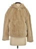 Zara 100% Polyester Tan Faux Fur Jacket Size XS - photo 1