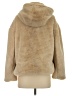Zara 100% Polyester Tan Faux Fur Jacket Size XS - photo 2
