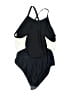 Arena Chevron-herringbone Gray One Piece Swimsuit Size 12 - photo 2