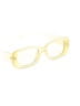 Pieces Yellow Green Sunglasses One size - photo 1