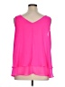 Lane Bryant 100% Polyester Pink Sleeveless Blouse Size 16 - photo 2