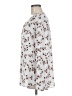 Pleione 100% Polyester Floral Ivory Long Sleeve Blouse Size M - photo 5