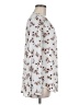 Pleione 100% Polyester Floral Ivory Long Sleeve Blouse Size M - photo 4