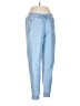 Athleta 100% Nylon Chevron-herringbone Blue Casual Pants Size 8 - photo 1