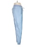 Athleta 100% Nylon Chevron-herringbone Blue Casual Pants Size 8 - photo 4