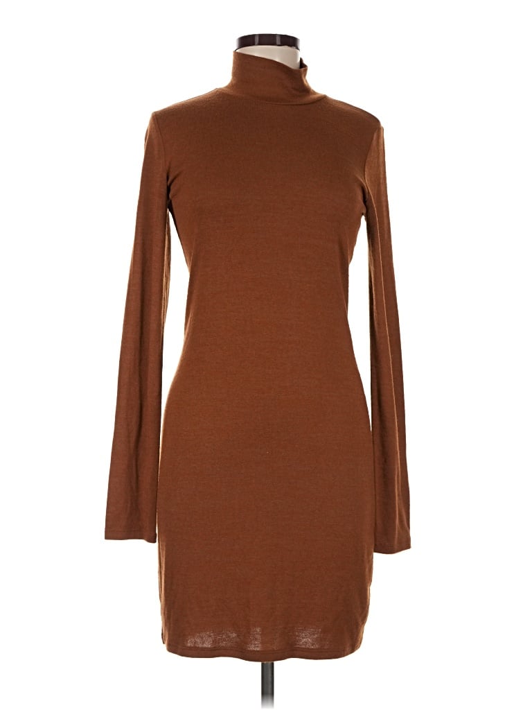Pre-owned Wilfred Free Casual Dress In Brown