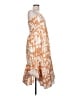 Oliphant Graphic Orange Casual Dress Size L - photo 4