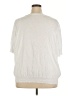 Woman Within Solid White Short Sleeve Top Size 30 (3X) - photo 2