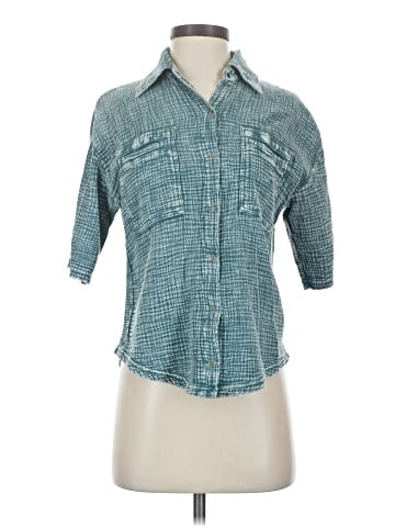 XCVI 3/4 Sleeve Button-Down Shirt (view 1)