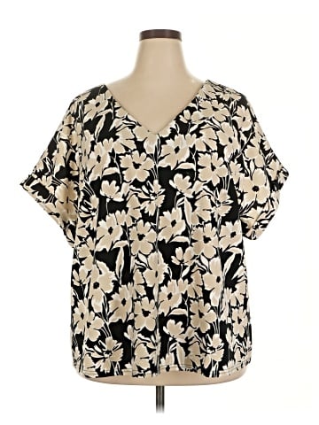 MELLODAY Short Sleeve Blouse (view 1)