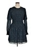 Parker Blue Casual Dress Size XL - photo 1