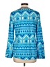 INC International Concepts Blue Long Sleeve Blouse Size Lg Petite - photo 2