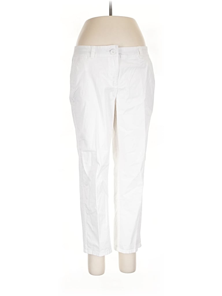 Pre-owned Crown & Ivy Casual Pants In White