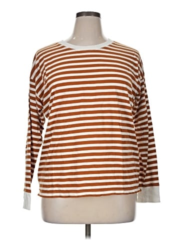 J.Crew Factory Store 3/4 Sleeve T-Shirt (view 1)