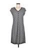 Talbots Outlet Chevron-herringbone Gray Casual Dress Size M - photo 1