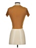 Assorted Brands Gold Short Sleeve Turtleneck Size S - photo 2