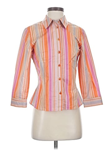 Thalian 3/4 Sleeve Button-Down Shirt (view 1)